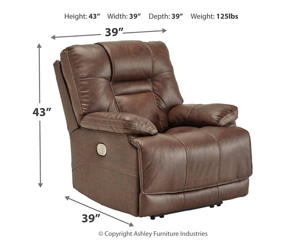 Wurstrow PWR Recliner/ADJ Headrest