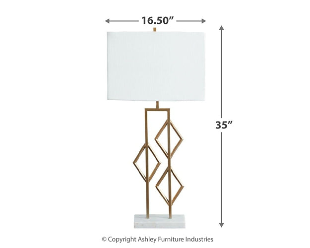 Edsel Metal Table Lamp (1/CN)