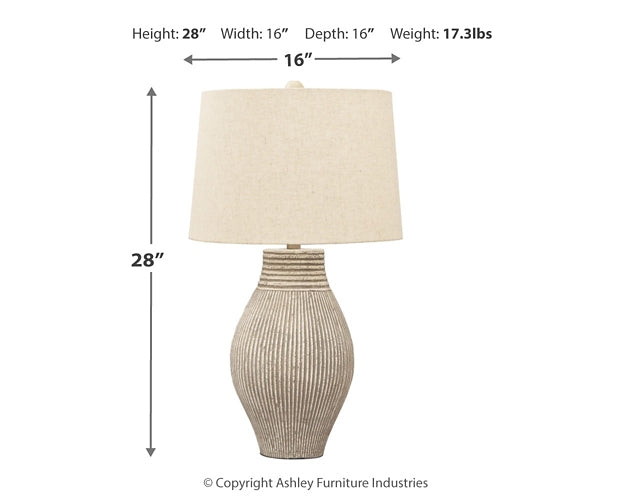 Layal Paper Table Lamp