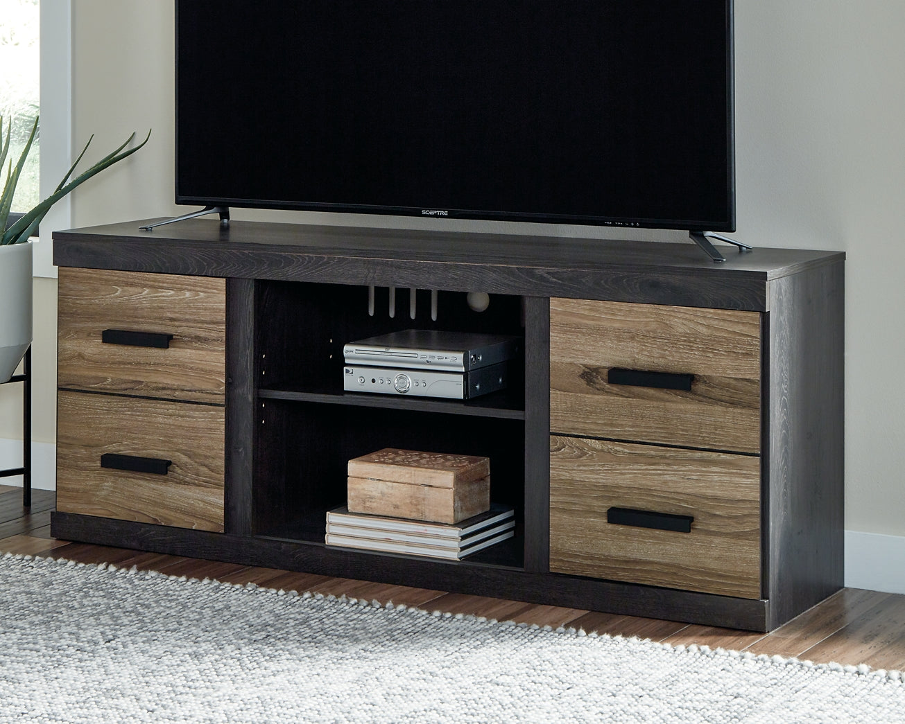 Harlinton LG TV Stand w/Fireplace Option