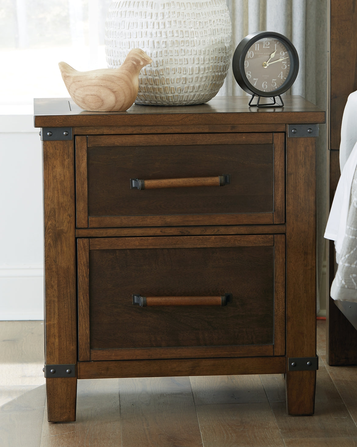 Wyattfield Two Drawer Night Stand