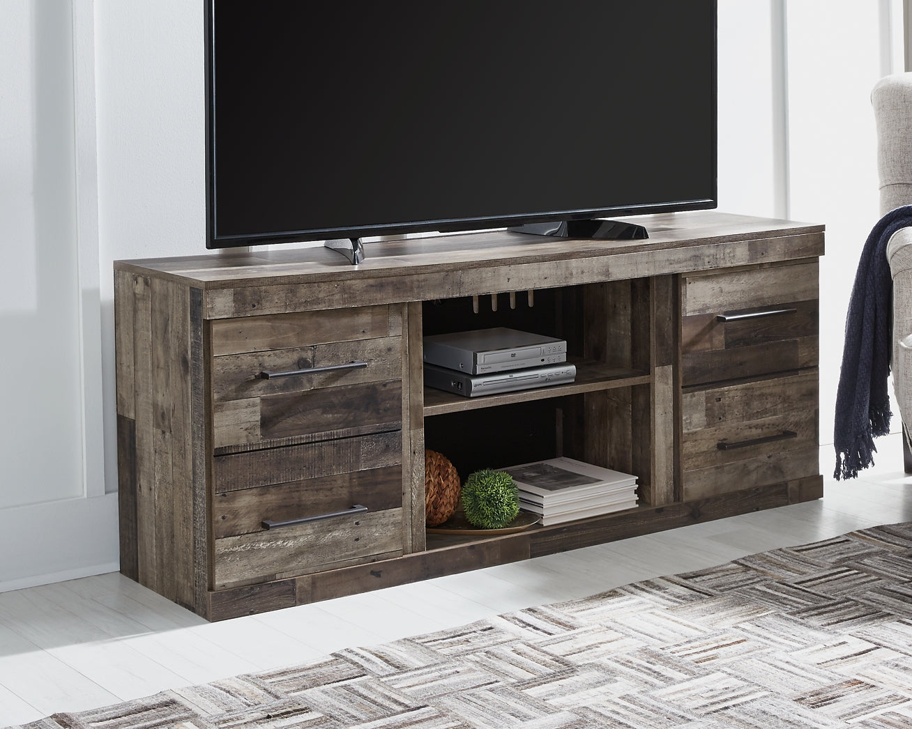 Derekson LG TV Stand w/Fireplace Option