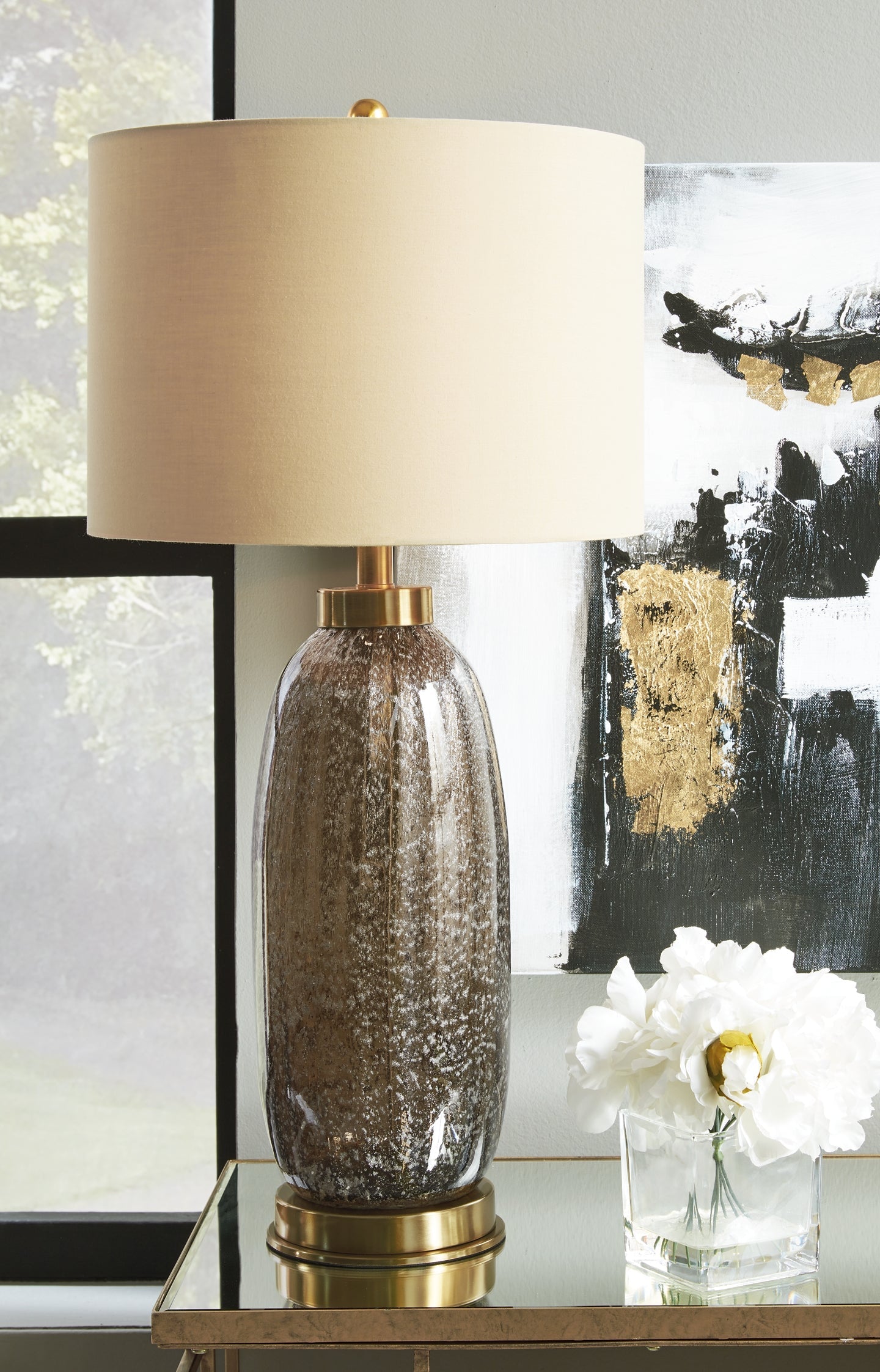 Aaronby Glass Table Lamp (2/CN)