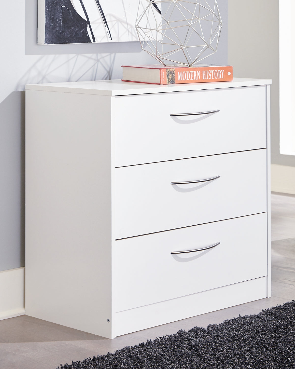 Flannia Three Drawer Chest