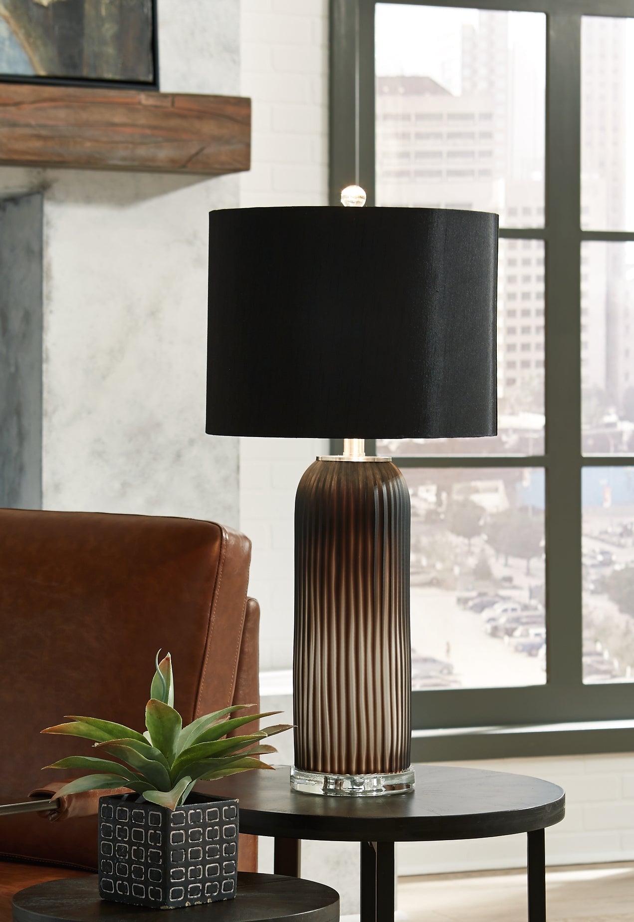 Abaness Glass Table Lamp (2/CN)