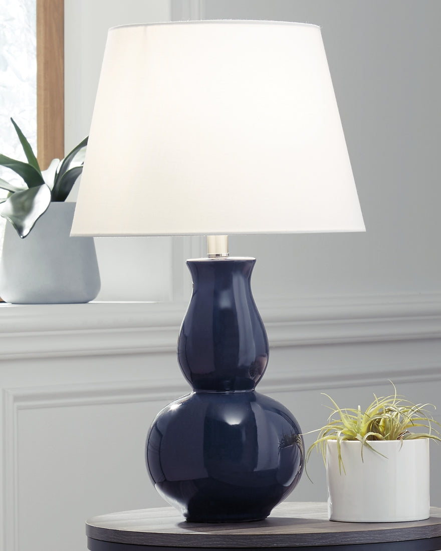 Zellrock Ceramic Table Lamp (1/CN)