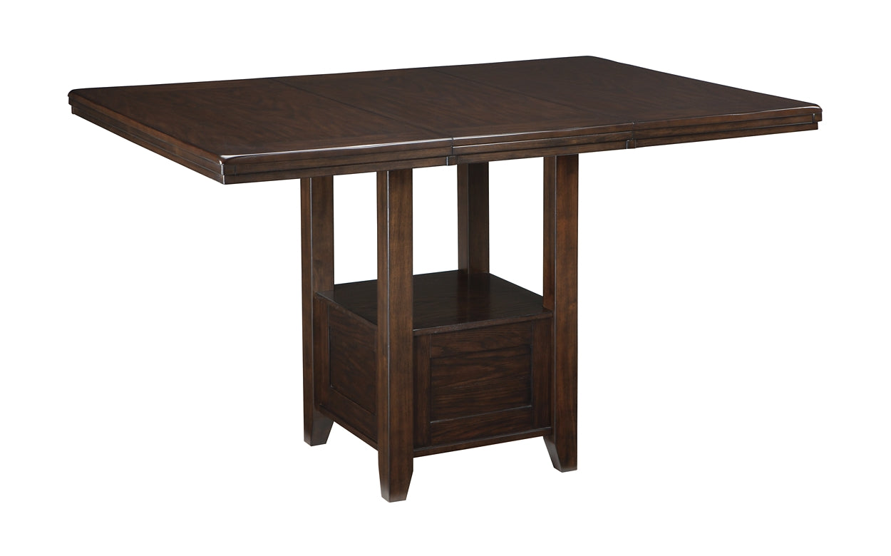 Haddigan Counter Height Dining Table and 4 Barstools