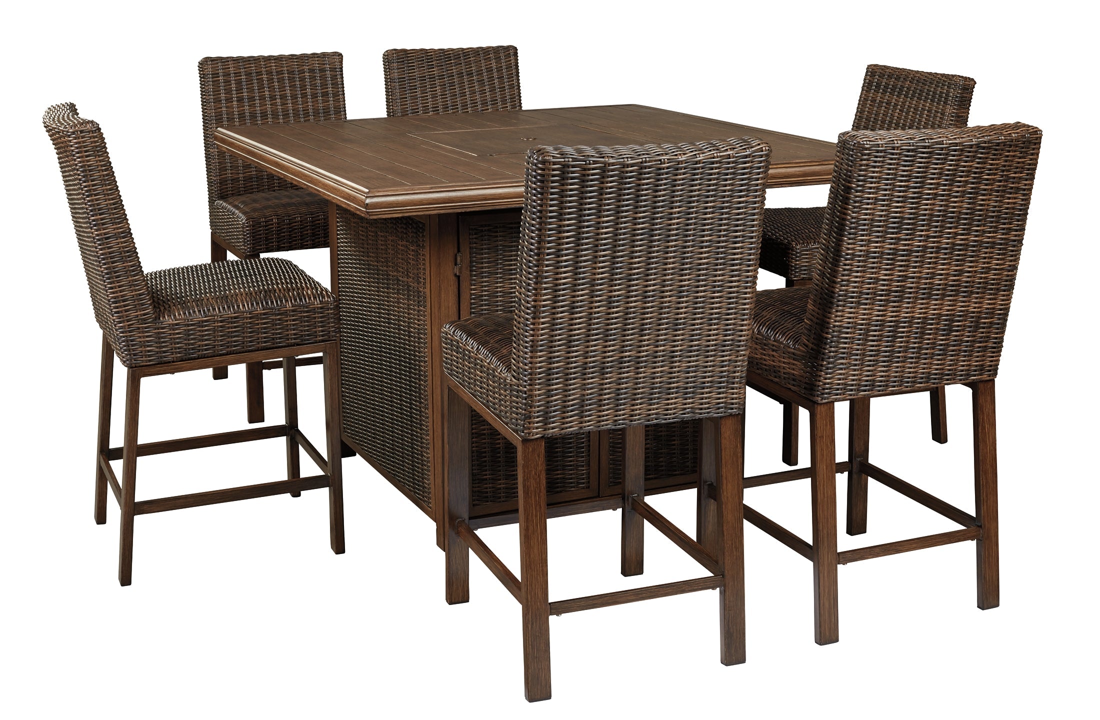Paradise Trail Outdoor Dining Table and 6 Chairs