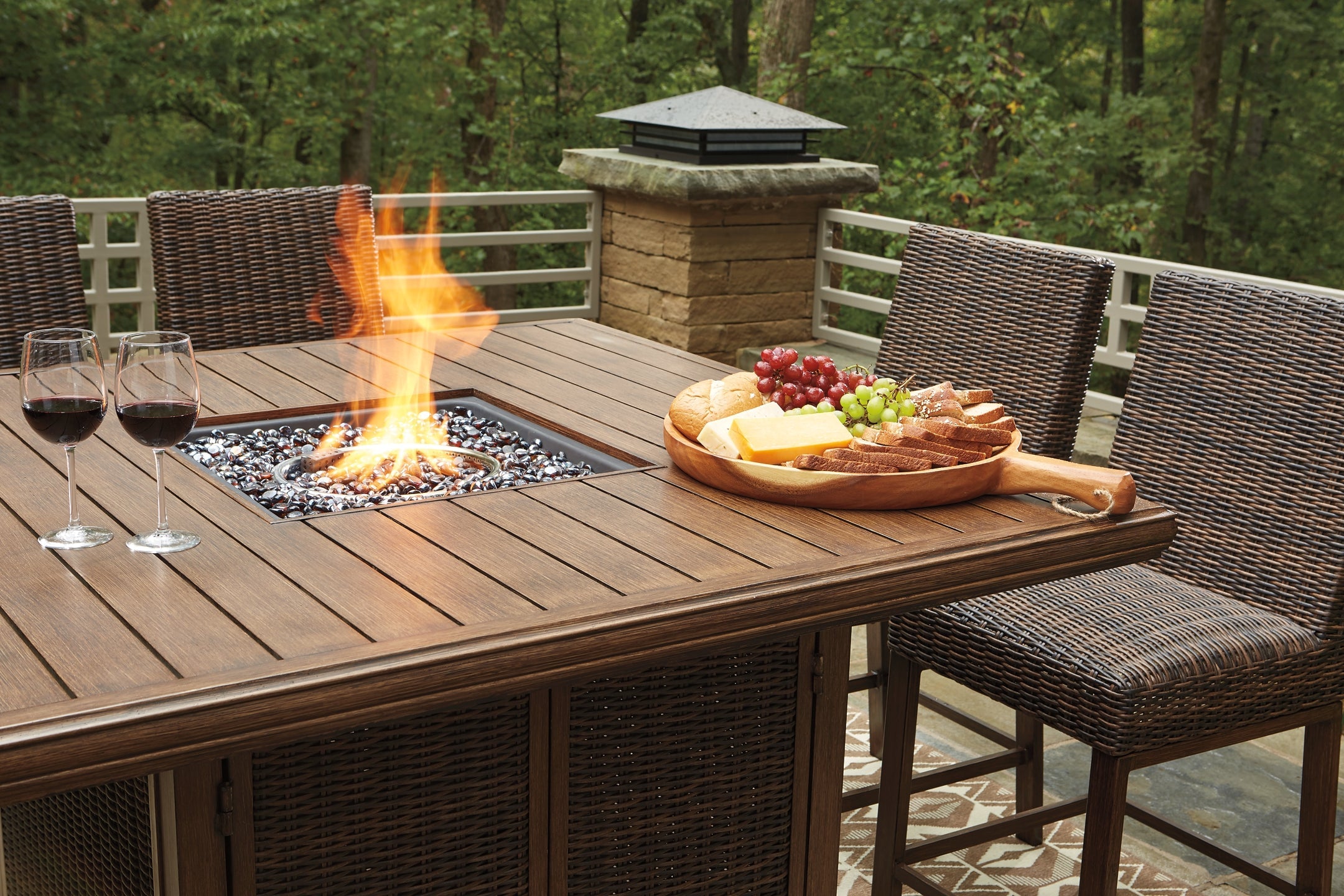 Paradise Trail Outdoor Dining Table and 6 Chairs