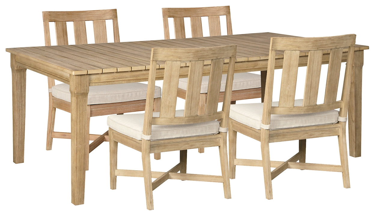 Clare View Outdoor Dining Table and 4 Chairs