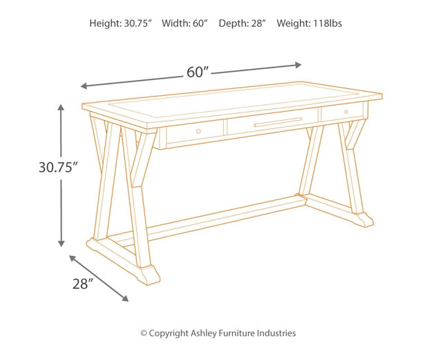 Luxenford Home Office Desk and Storage