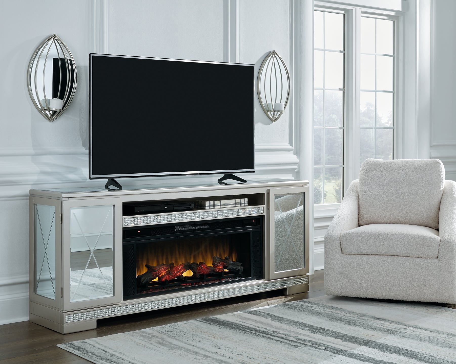 Flamory LG TV Stand