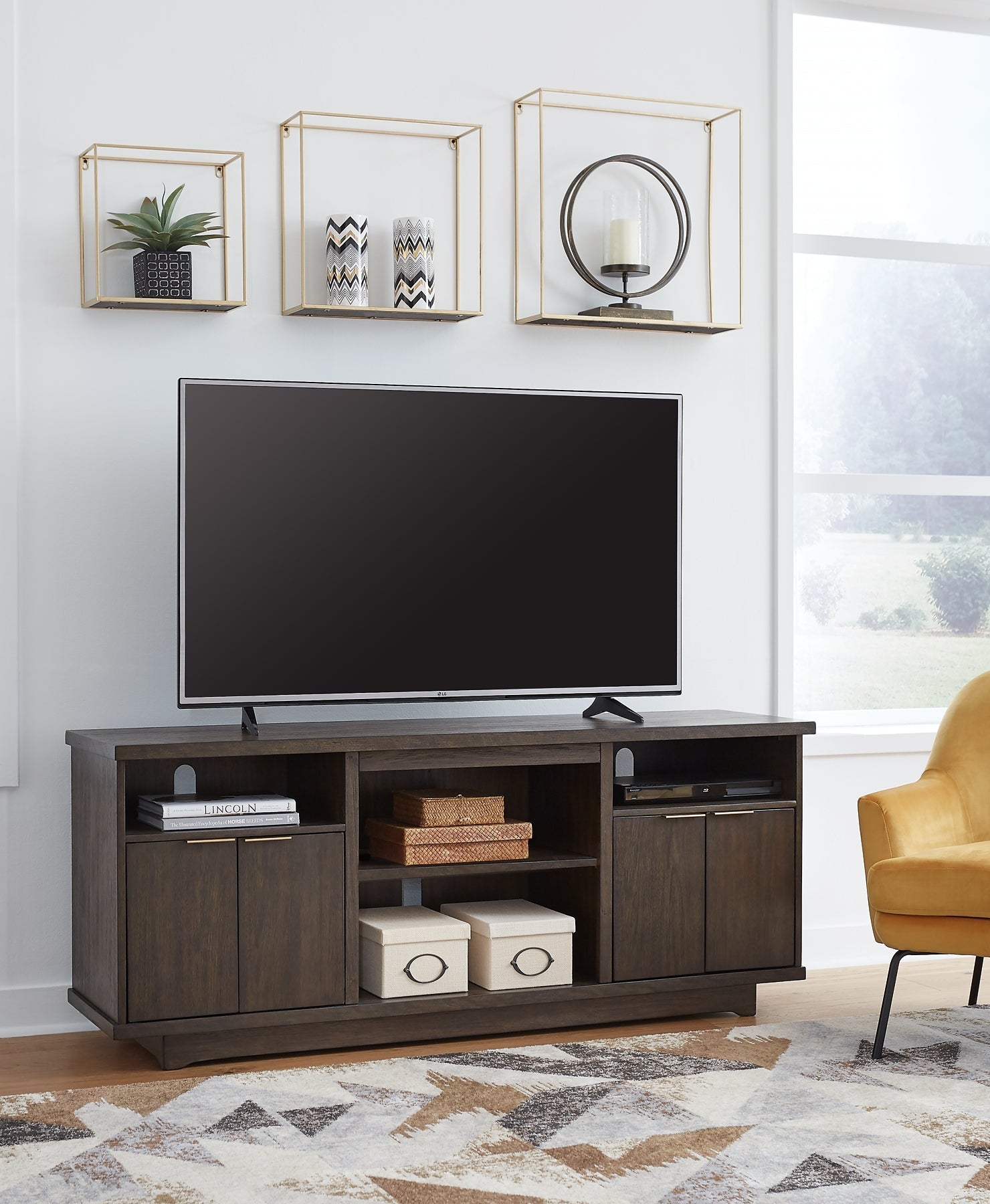 Brazburn LG TV Stand w/Fireplace Option