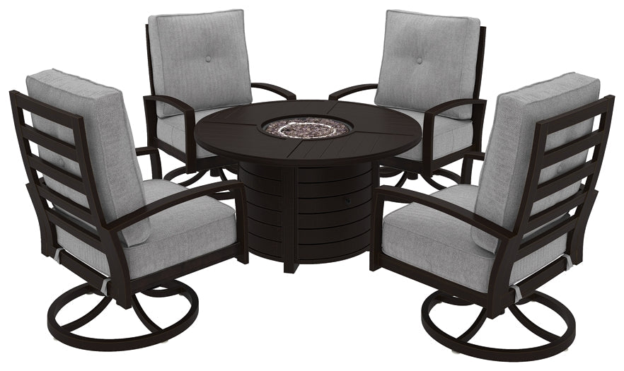 Castle Island Round Fire Pit Table