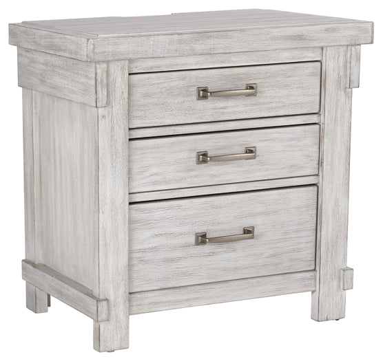 Brashland Three Drawer Night Stand