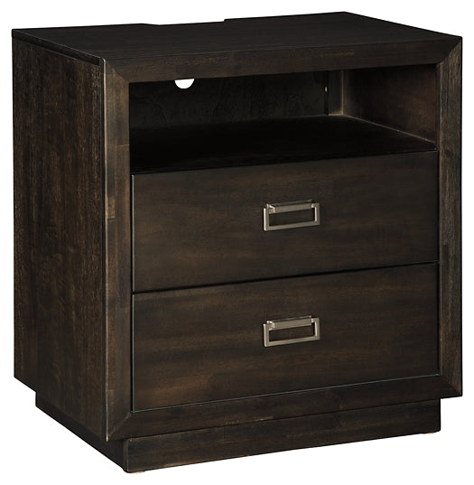 Hyndell Two Drawer Night Stand