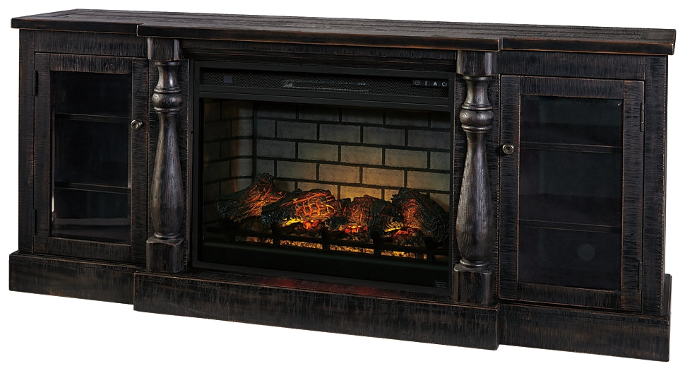 Mallacar 75" TV Stand with Electric Fireplace