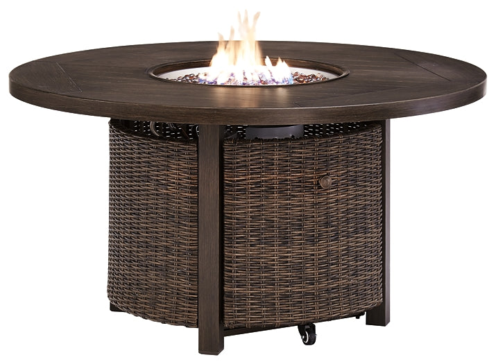 Paradise Trail Round Fire Pit Table