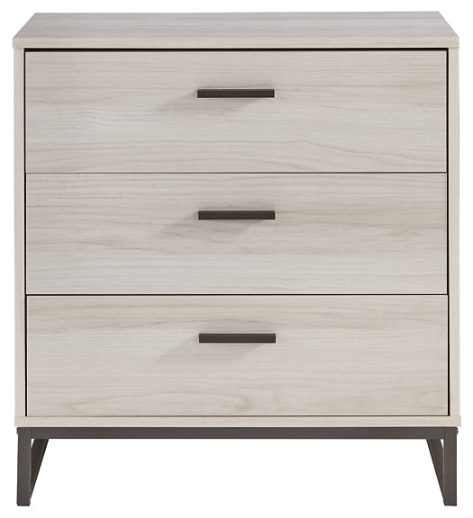 Socalle Three Drawer Chest