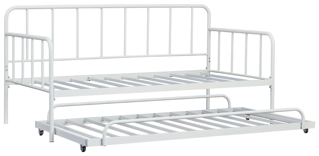 Trentlore Twin Metal Day Bed with Trundle