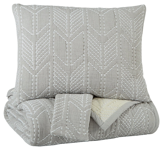 Jaxine Queen Coverlet Set