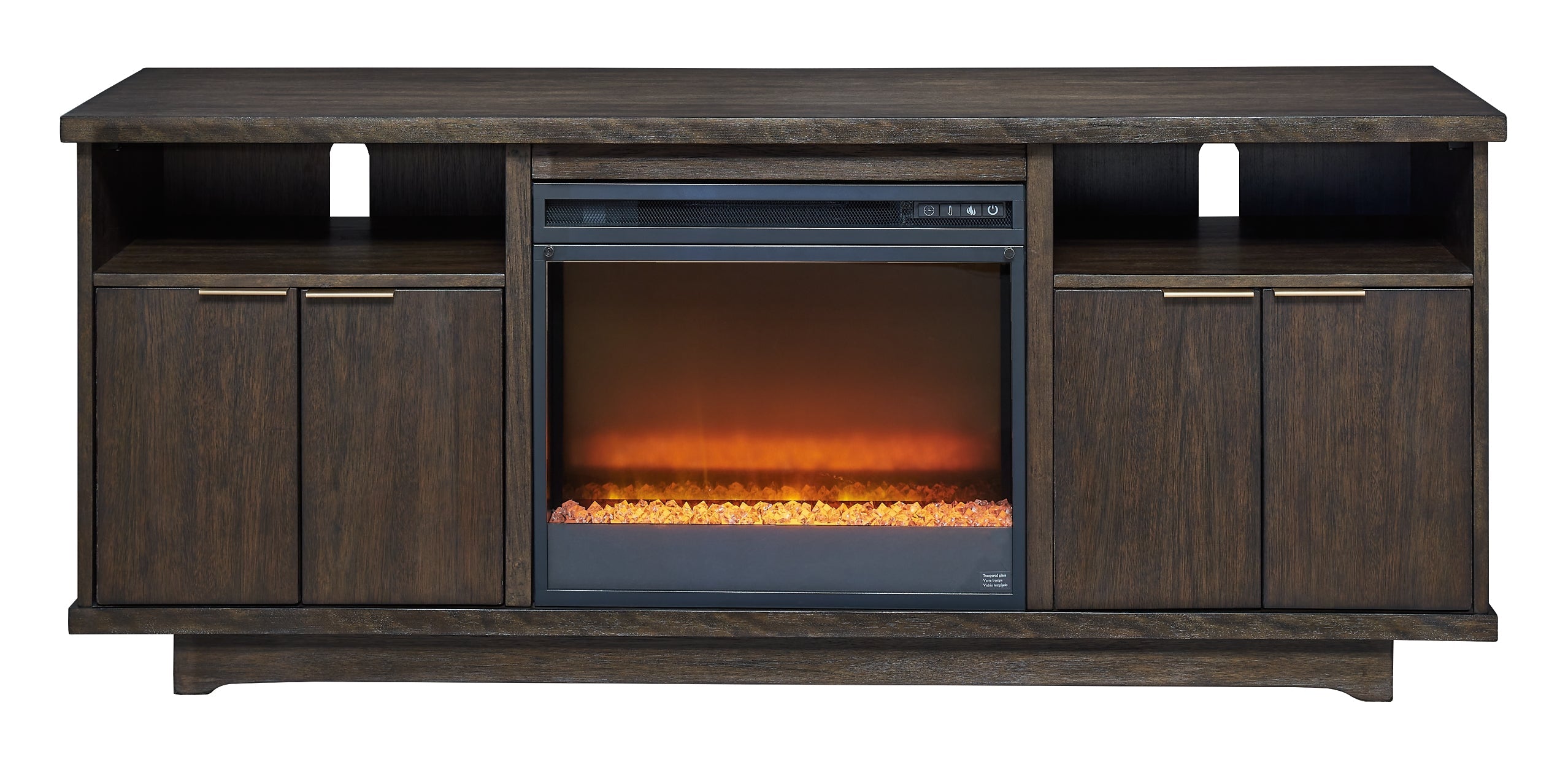 Brazburn 66" TV Stand with Electric Fireplace