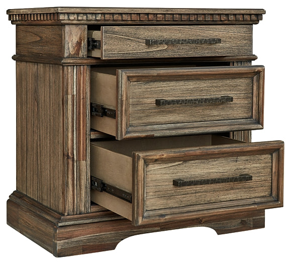 Markenburg Three Drawer Night Stand