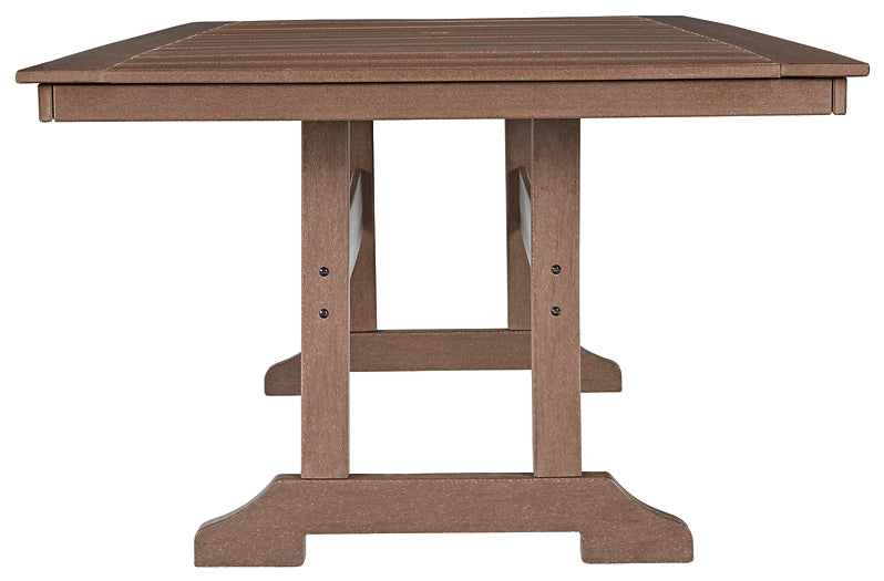 Emmeline RECT Dining Table w/UMB OPT