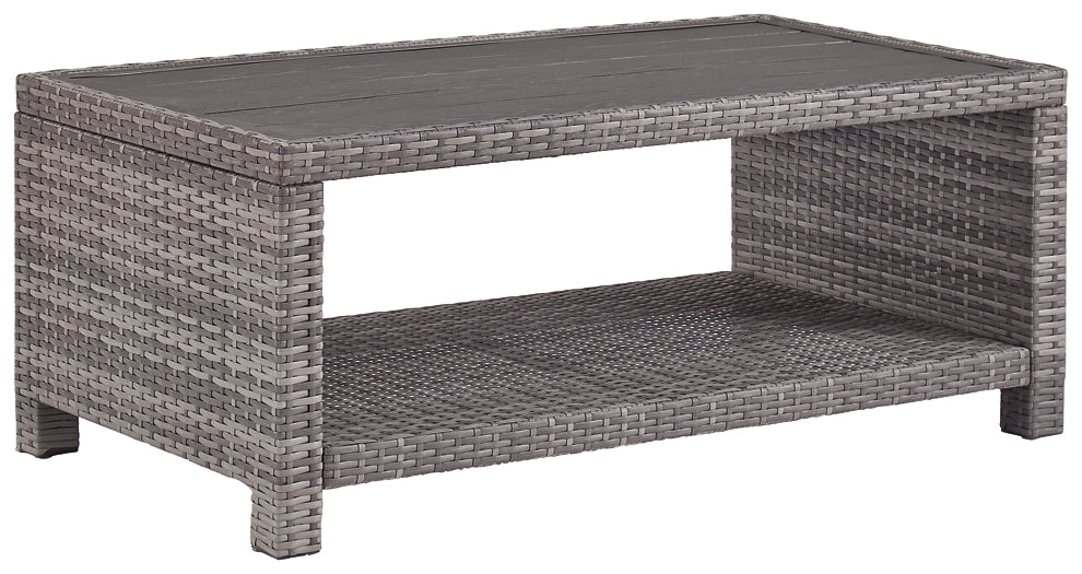 Salem Beach 3-Piece Outdoor Sectional with Chair, Coffee Table and End Table