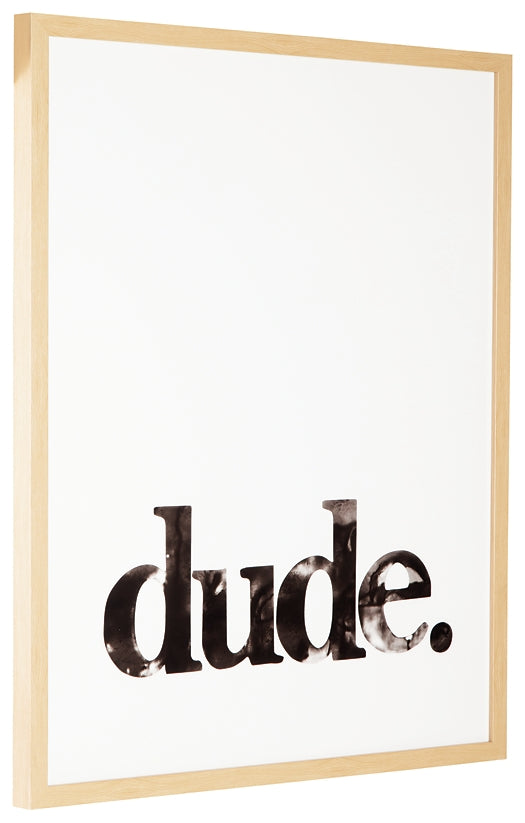 Dude Wall Art