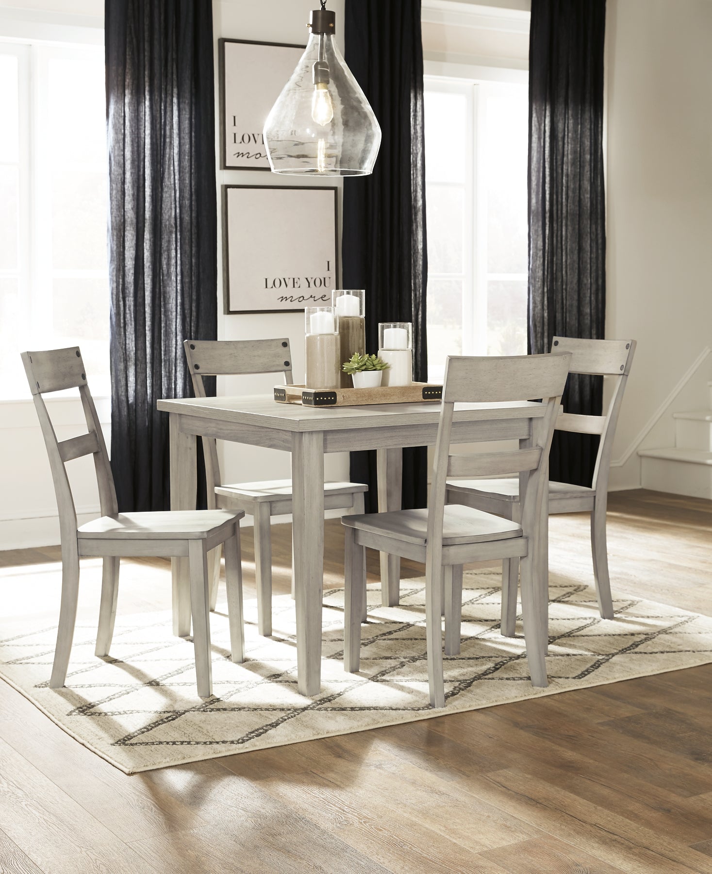 Loratti Dining Table and 4 Chairs