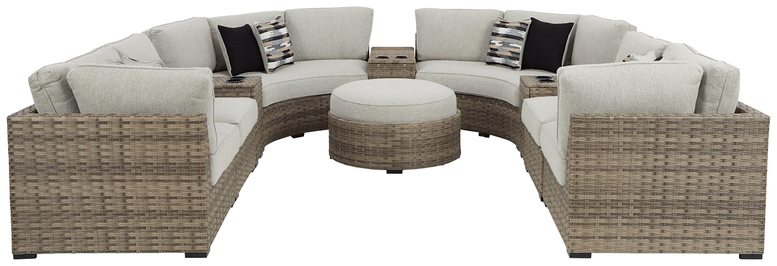 Calworth 9-Piece Outdoor Sectional