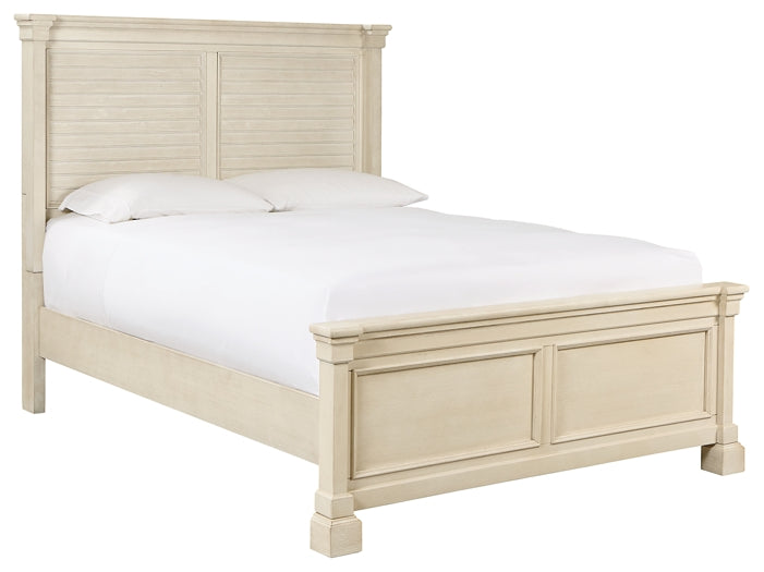 Bolanburg Queen Panel Bed with Mirrored Dresser