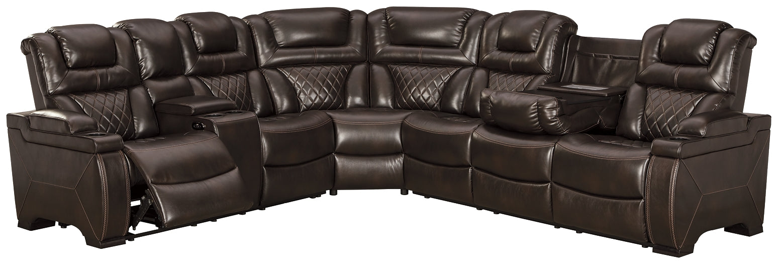 Warnerton 3-Piece Power Reclining Sectional