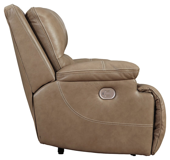 Ricmen Wide Seat Power Recliner