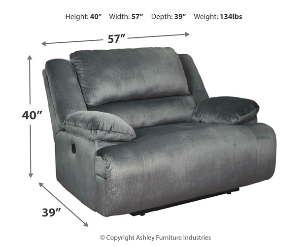 Clonmel Zero Wall Power Wide Recliner