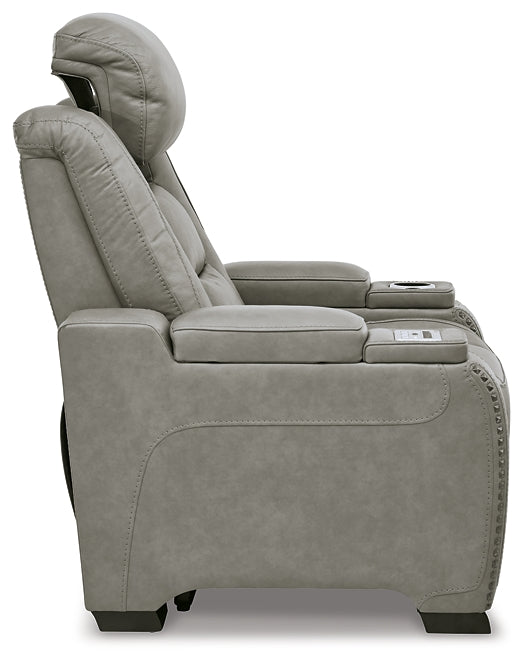 The Man-Den PWR Recliner/ADJ Headrest