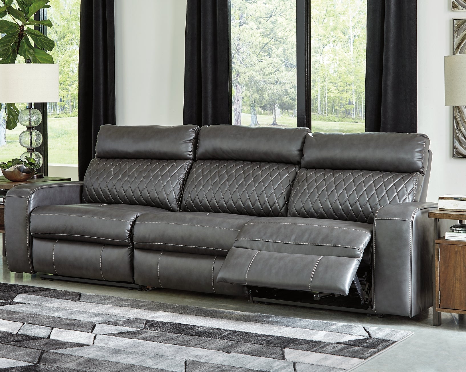 Samperstone 3-Piece Power Reclining Sofa