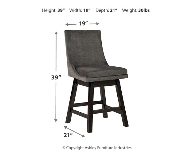Tallenger Counter Height Bar Stool (Set of 2)
