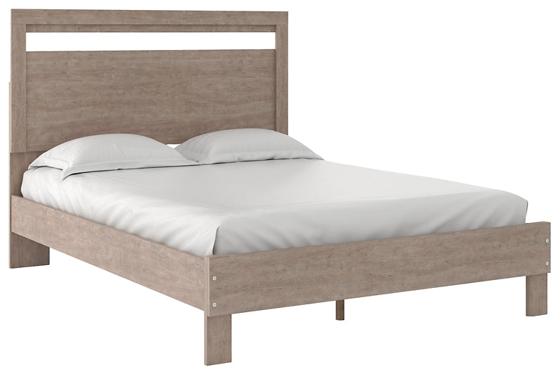 Flannia Queen Platform Bed with Dresser
