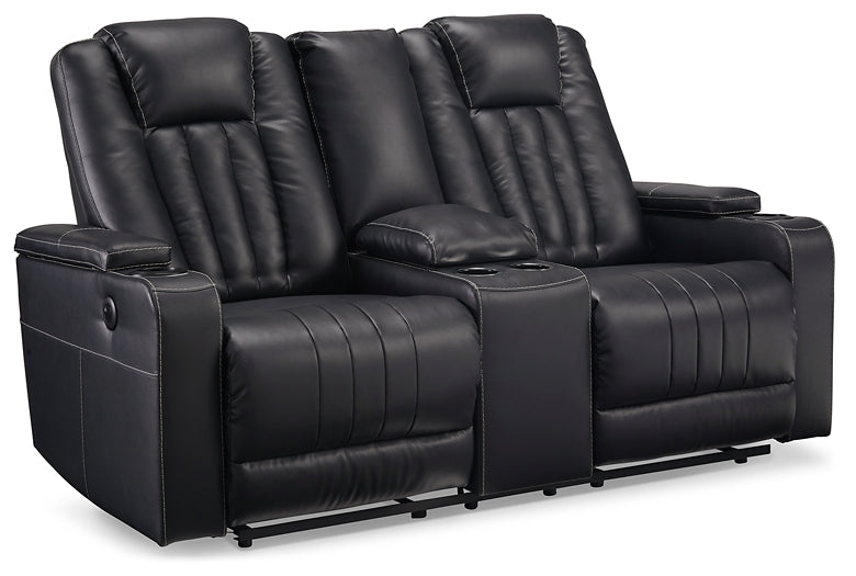 Center Point Manual Reclining Sofa and Loveseat