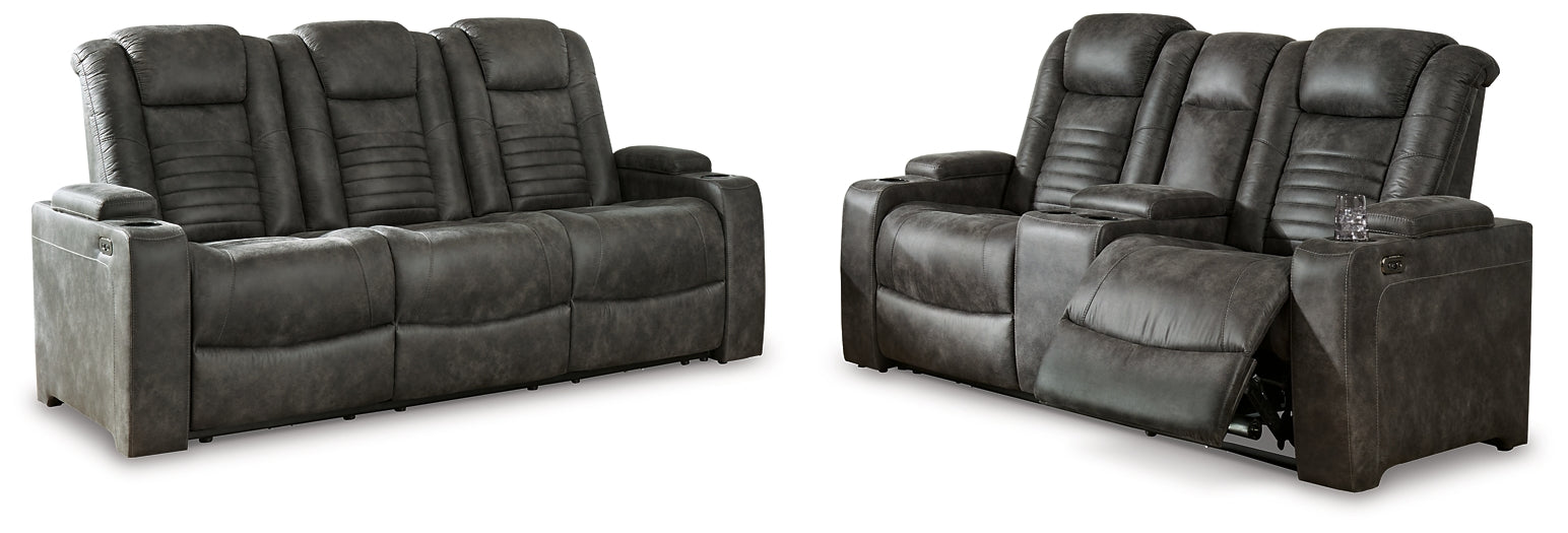 Soundcheck Power Reclining Sofa and Loveseat