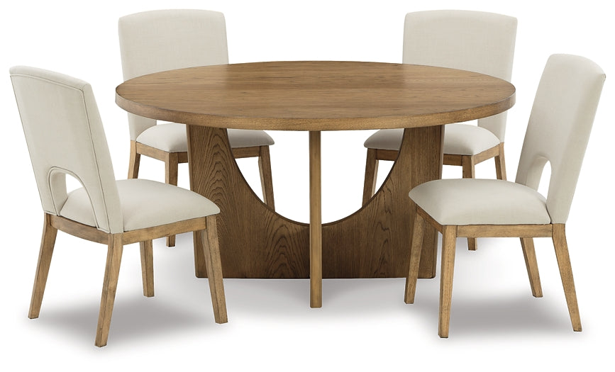 Dakmore Dining Table and 4 Chairs