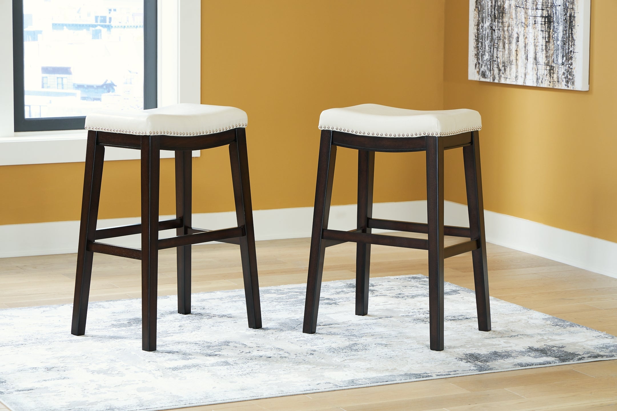 Lemante Bar Height Bar Stool (Set of 2)