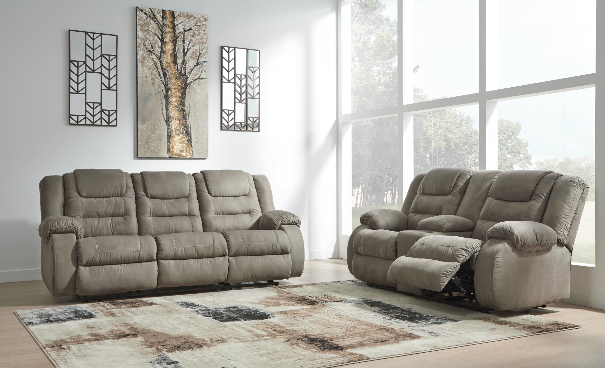 McCade Manual Reclining Sofa and Loveseat