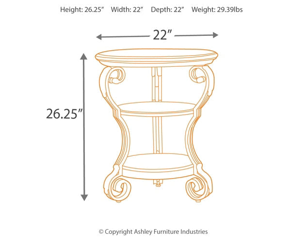 Nestor Coffee Table with 2 End Tables