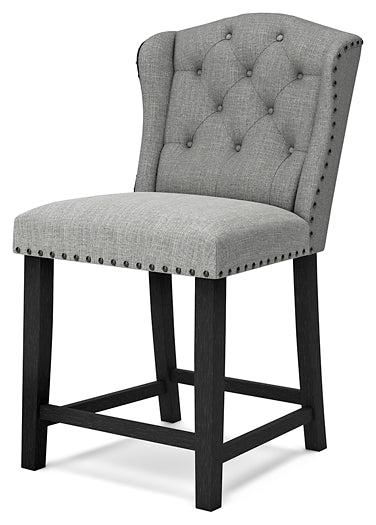 Jeanette Upholstered Barstool (2/CN)