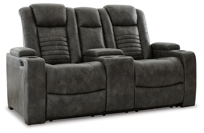 Soundcheck Power Reclining Sofa and Loveseat