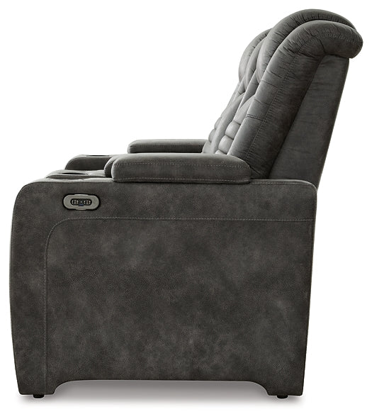 Soundcheck Power Reclining Sofa and Loveseat