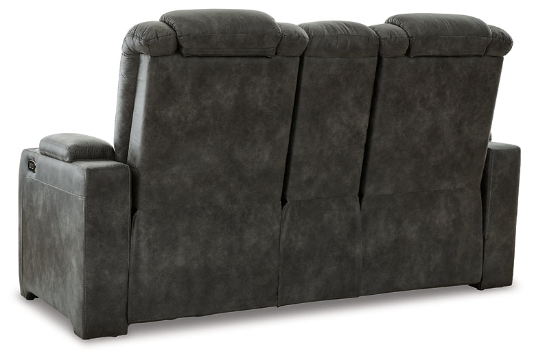 Soundcheck Power Reclining Sofa and Loveseat